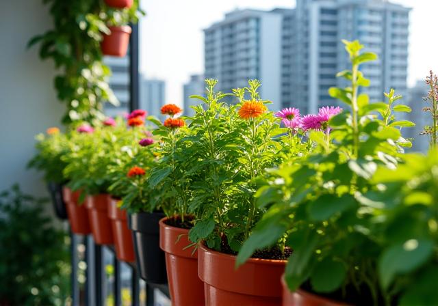Container gardening sa Makati condo